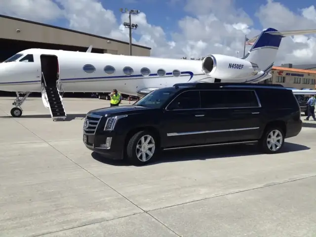 Luxury SUV: Planeside pickup